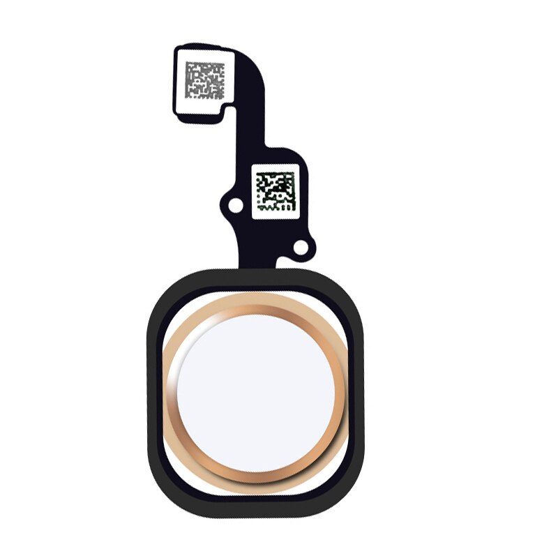 2PCS/LOT Fingerprint Home Button Flex Cable for iPhone 6 /6S Plus Menu Sensor Complete Parts With Rubber Sticker No Touch ID