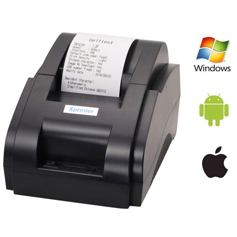 XP-58IIH 58mm Thermische Erhalt Rechnung Drucker USB maschine Restaurant POS Drucker für Fenster, oder Android und IOS