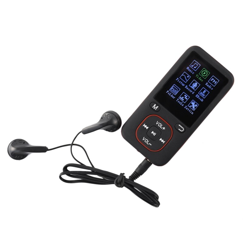 ZGPAX MP3 Player - 1.8 inch Screenless HD Noise Reduction - FM Radio E-book Video - Birthday Gift