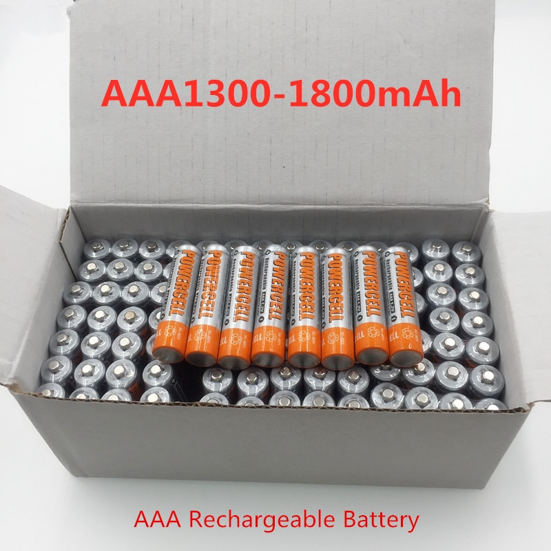 Aaa ladattava akku 1.2v 1300 mah alkaliparistoa kaukosäätimelle elektronisille leluille led valo parranajokone radio