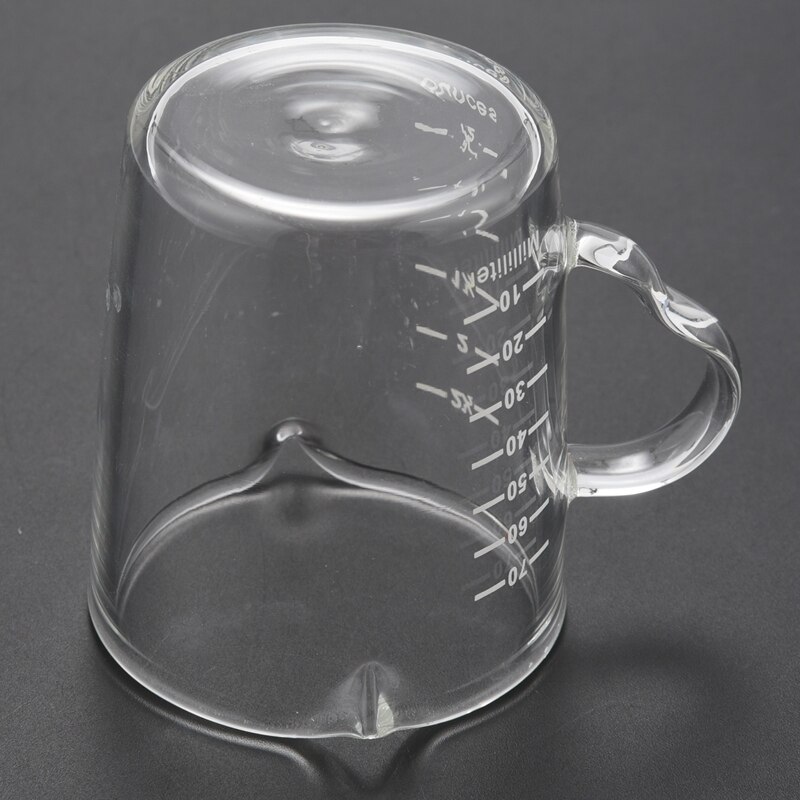 Creatieve Dubbele Mond Schaal Glas Cup Hoge Temperatuur Weerstand Transparante Ronde Huishoudelijke Ontbijt Melk Koffie Drinkware
