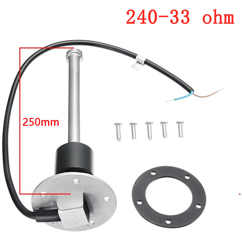 250 350 400 450mm 500mm 600mm Stiefel Kraftstoff Absender Einheit Auto Kraftstoff Ebene Messgeräte Fluss Sensor Flüssigkeit passen Kraftstoff Che 0 ~ 190 Ohm 240-33Ohm: 250mm 240-33 Ohm