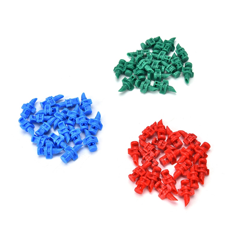 10Pcs Nozzle Jet For Cloning Machine Hydroponic System Garden Watering Irrigation Hose Simple Micro Sprayer 90/180/360 Degree