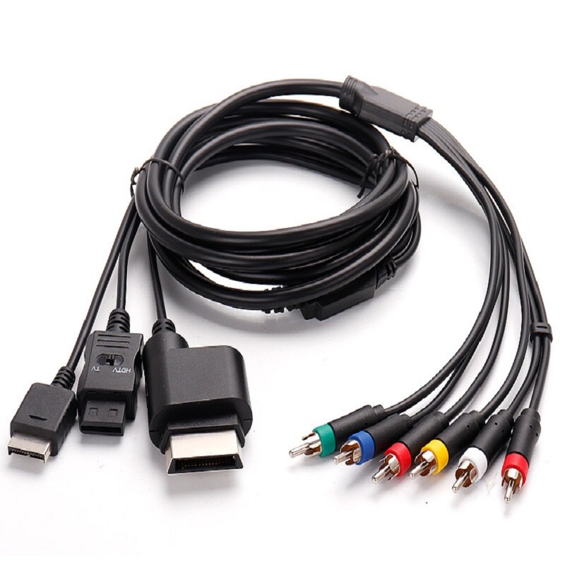 1.8M Multi Component Av Kabel S-Video Kabel Voor Voor PS2 PS3 Xbox 360 Wii/Wiiu Games accessoires