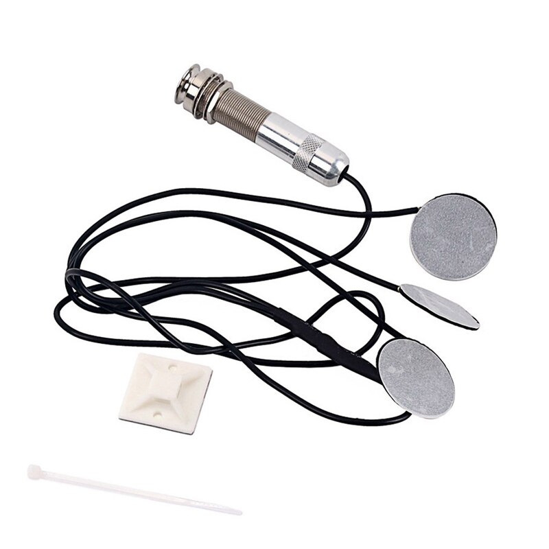 3 in 1 Guitar Pickup for Acoustic Wooden Guitar Ukulele Mandolin Violin Guitar Parts Accessories