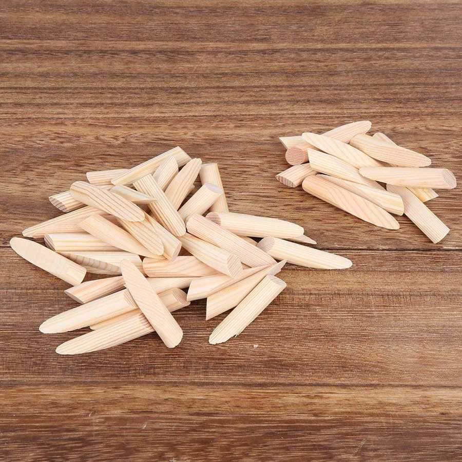 Fickhålsplugg 50 st träficka hålplugg träbearbetningsskruvar pluggar kit lutande borrverktyg träficka hålplugg
