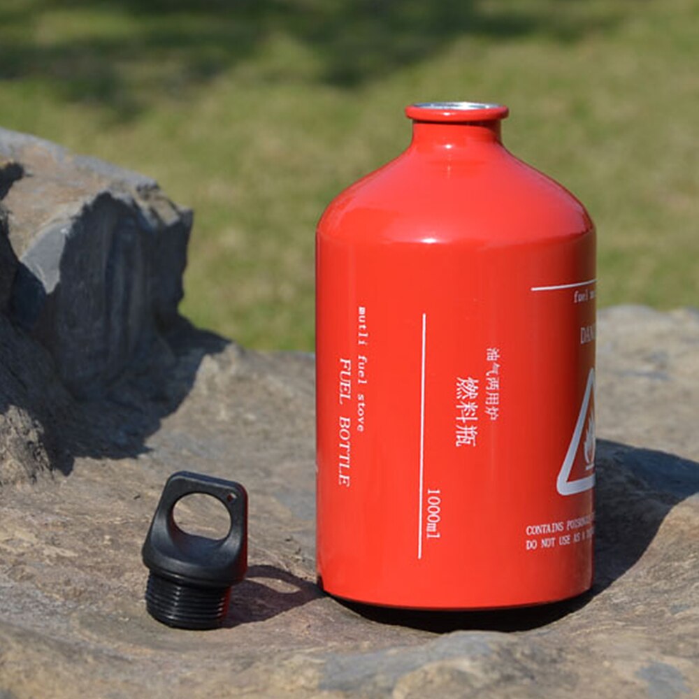 1000ML Empty Fuel Bottle Petrol Kerosene Alcohol Gasoline Container Camping Stove Fuel Bottle Liquid Gas Fuel Bottle Storage Can