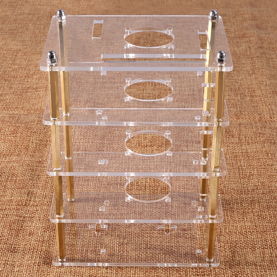 Framboesa pi 3 4 caso 1- 4 camada multi camada acrílico pilha escudo/gabinete para raspberry pi 3 4 modelo b/3b +/3b