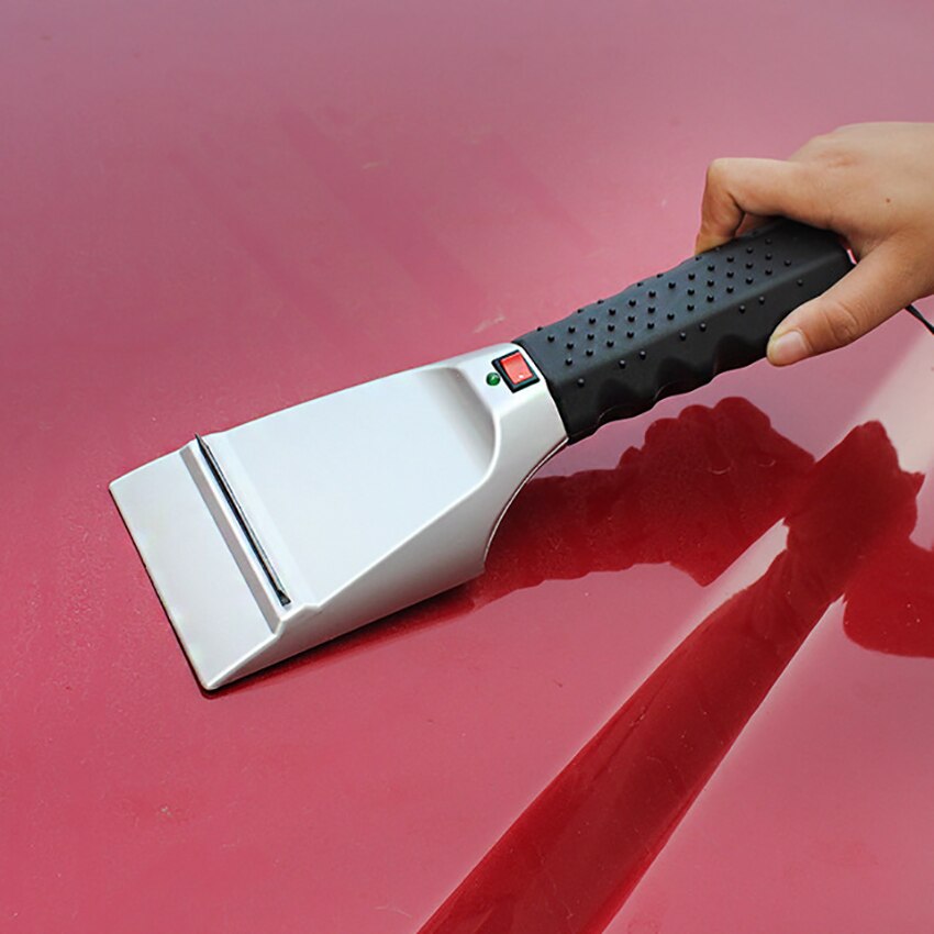 12V Auto Heated Ice Scraper Auto Windshield Window Ice Scraper Squeegee for Cars, Truck, Time Saving Time Snow Removal Scraper