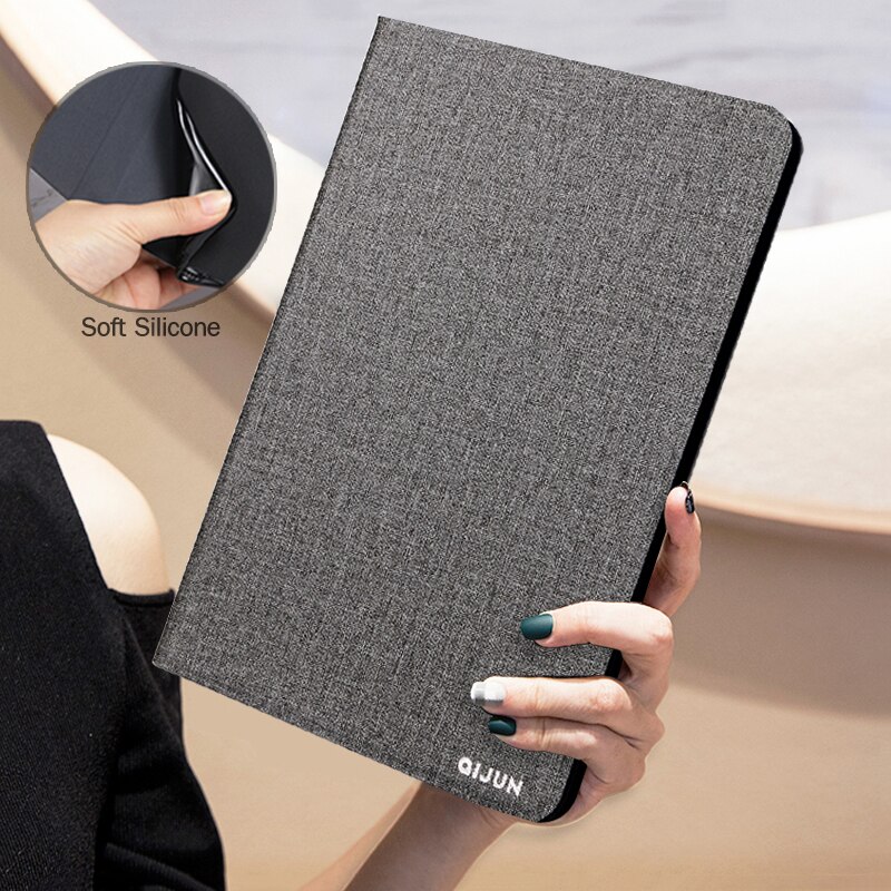 Tablet Case Voor Samsung Galaxy Tab Een A6 10.1 & S Pen P580 P585 Retro Flip Stand Pu Leather silicone Soft Cover Bescherm Funda