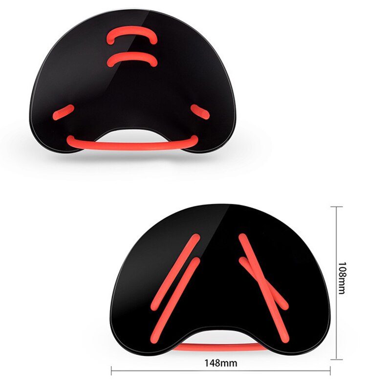 Schwimmen Paddel Silikon Tauchen Hand Paddel Schwimmhäute Handschuhe Einstellbar PP Netz Handschuhe Tauchen Ausbildung Hand Flosse