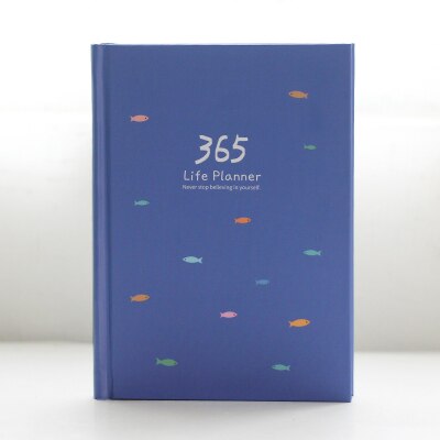 365 dage personlig dagbog planner indbundet notesbog dagbog kontor ugentlig tidsplan sød koreansk papirvarer libretas y cuadernos: 1