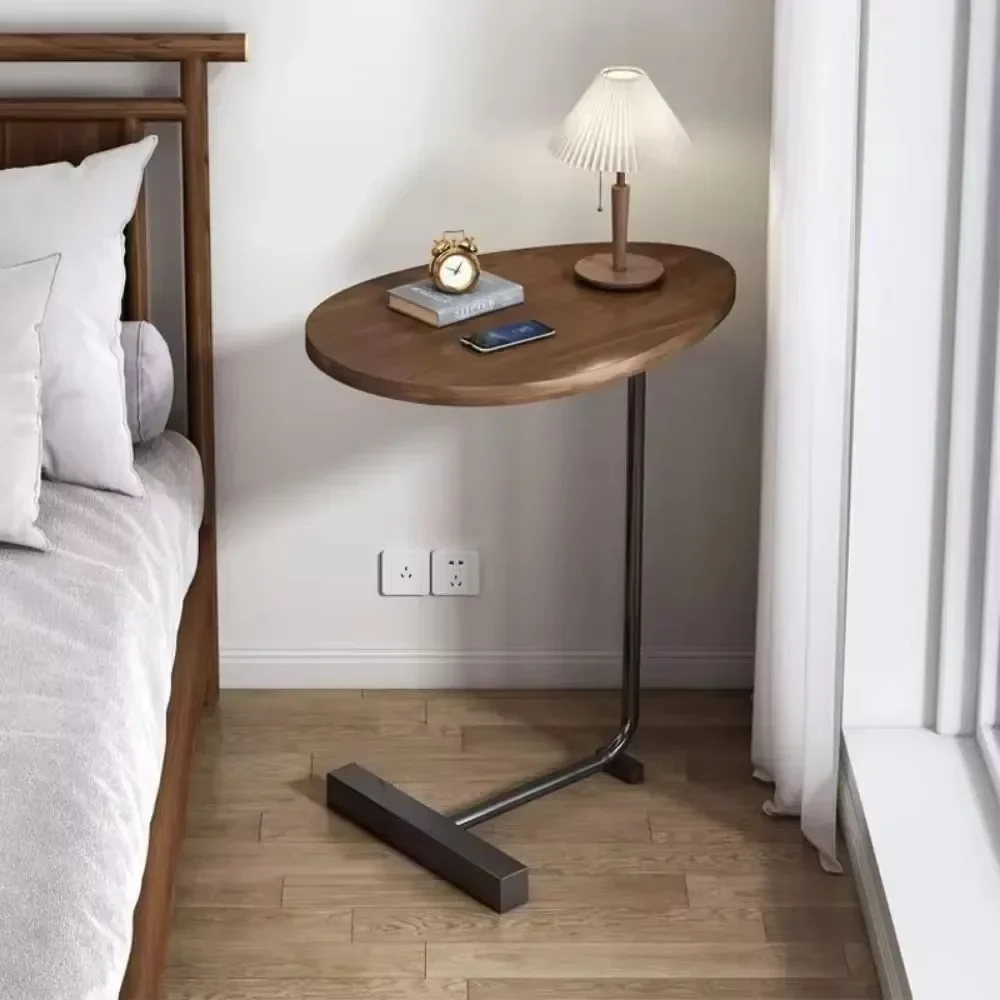 Soffbord sidobord c-formad soffa enkelt mobilt förvaringsskrivbord sänghörn liten soffa sidoskåp familjebord