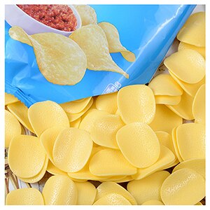10pcs/lot Cute Mini Resin Potato Chips Simulation Food For Accessories Kitchen Play Toys Crafts Diy Home Wedding Decoration: Default Title