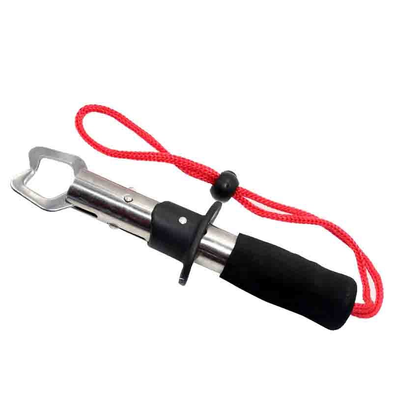 NOEBY Stainless Steel fish Gripper Fish Lip Control with Weight Scale & Ruler Fishing Tool Carp Fishing Clamp Clip Tackles: QBLYQ-CT