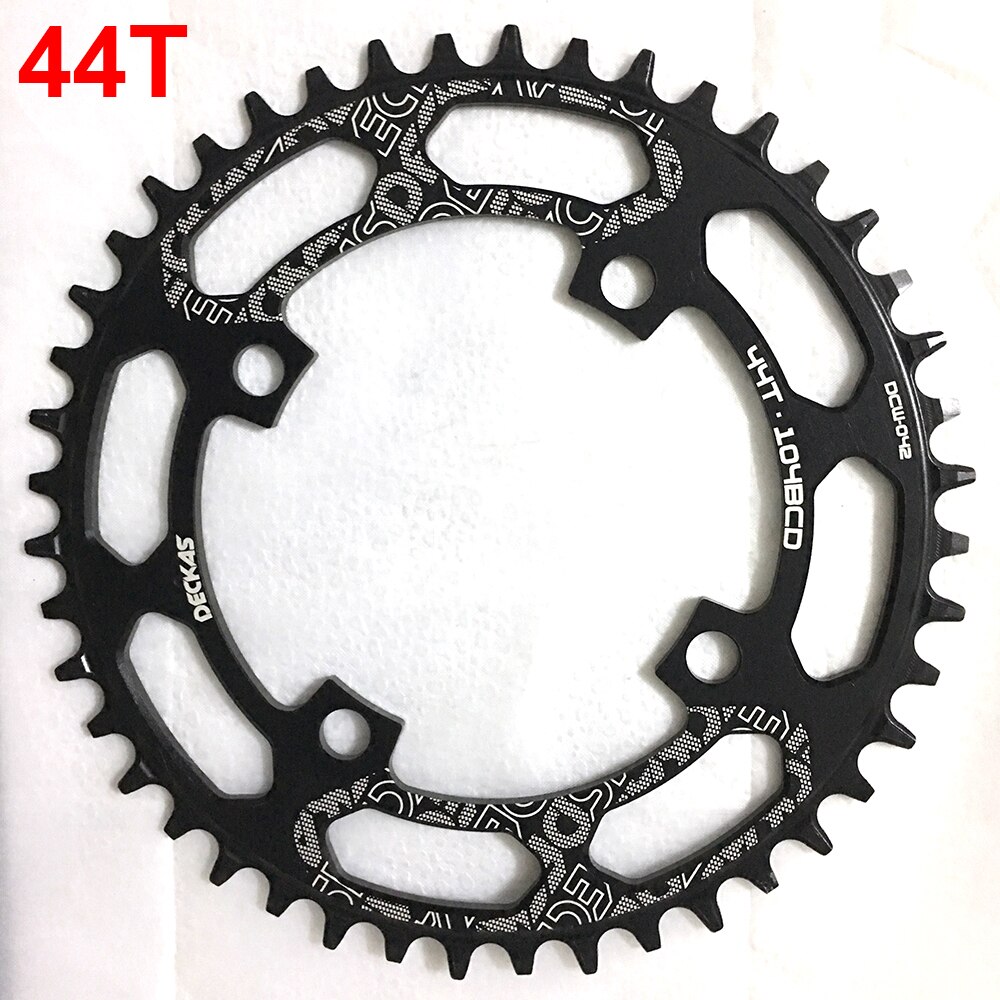 Deckas-platos y bielas angostos y anchos para bicicleta de montaña, platos y bielas de 44 T, 46 dientes, 46 T, 44 T, 104, BCD: 44T