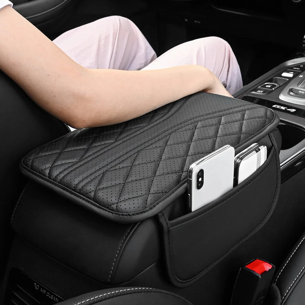 Auto middenconsolehoes, auto middenconsolepad, zachte middenconsoleverhogingspad voor auto en suv