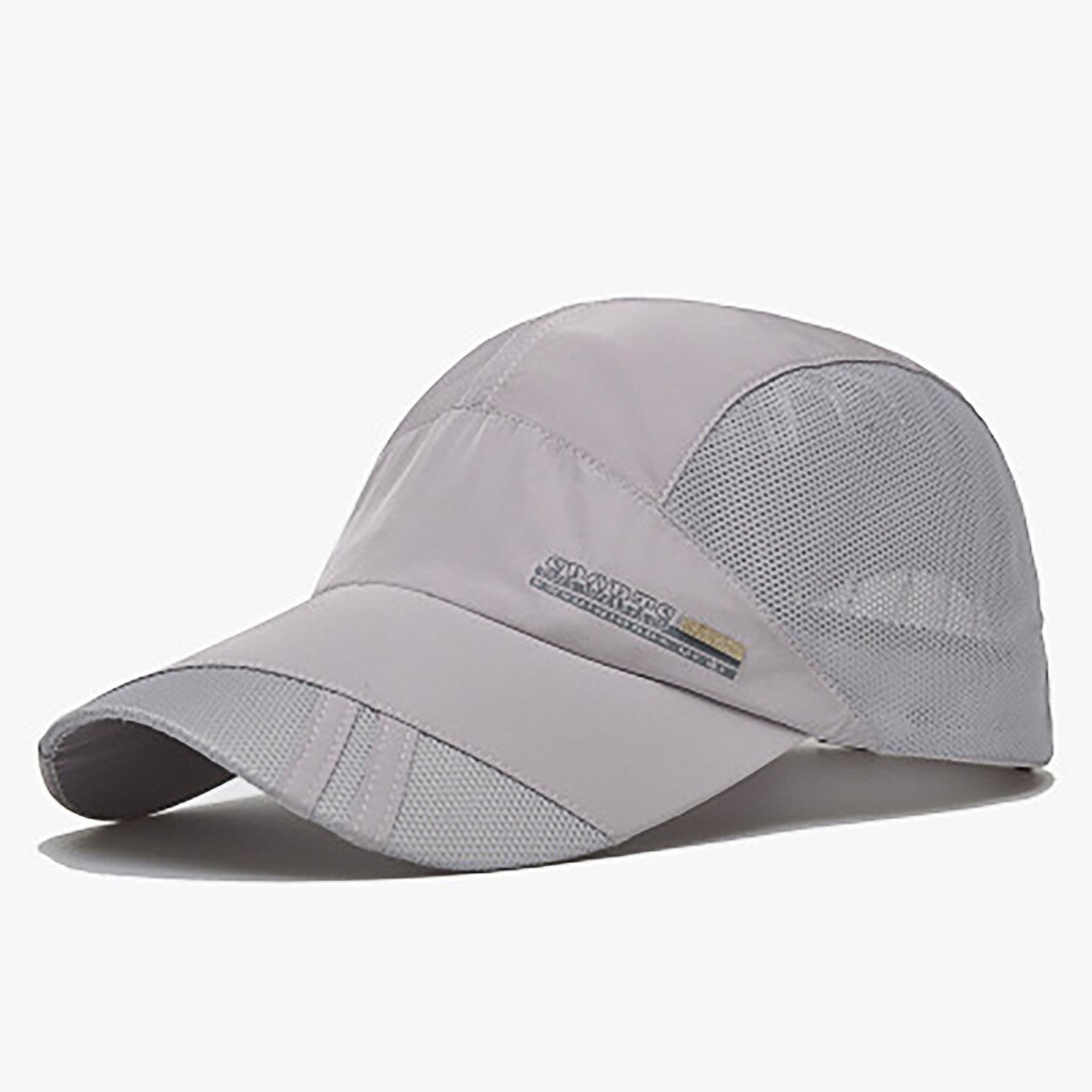 JAYCOSIN Baseball Cap For Women Men Summer Ponytail Messy Buns Trucker Plain Baseball Visor Cap Unisex Snapback Hat: Gray 