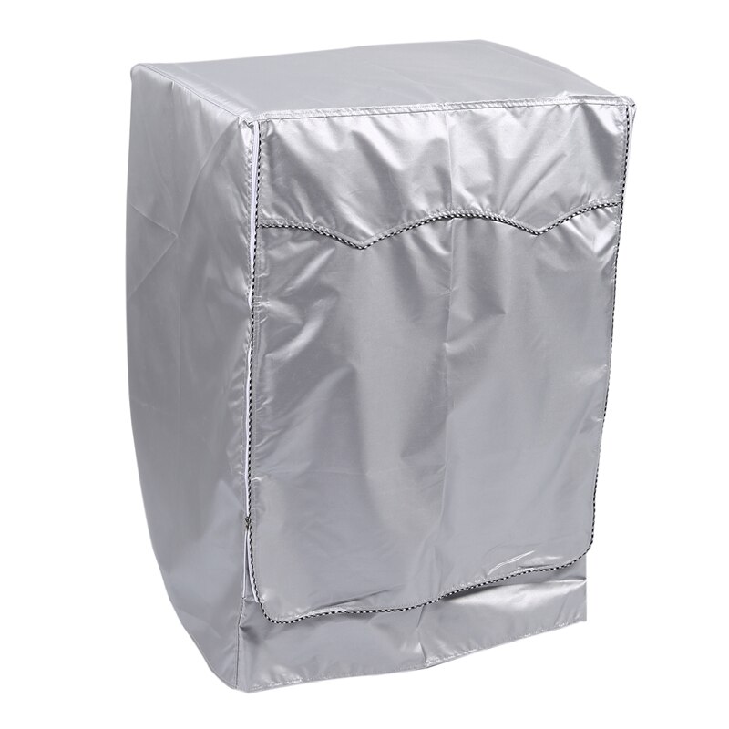 Tela Oxford plateada, cubierta automática para lavadora de tambor, cubierta impermeable Sunsn