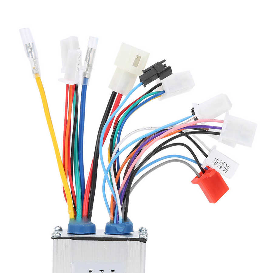 Electric Bicycle Controller 24V/36V 350W Electric Bike Brushless Controller Digital Display Throttle Handle with Lock Controller