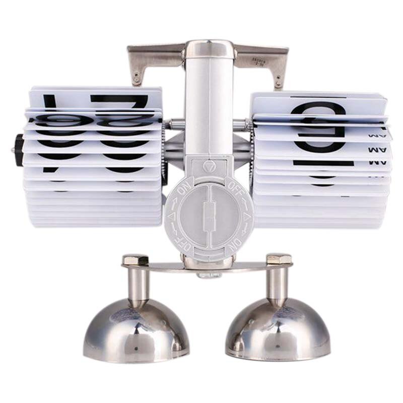 Digital Auto Flip Clock Retro Vintage Style Down Metal Double Stand Table Clock Unique Automatic Flip Clock