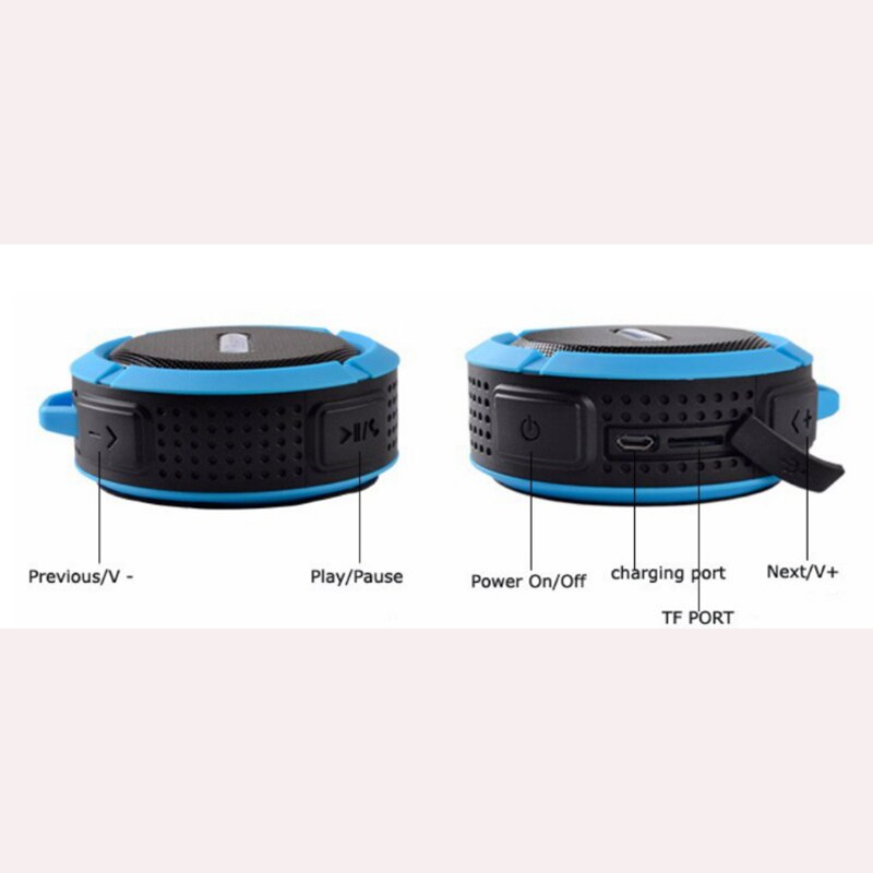 py Portable Speaker Bluetooth Outdoor Wireless Music Speaker Subwoofer Sports Stereo Sound Waterproof Mini Speaker Bass