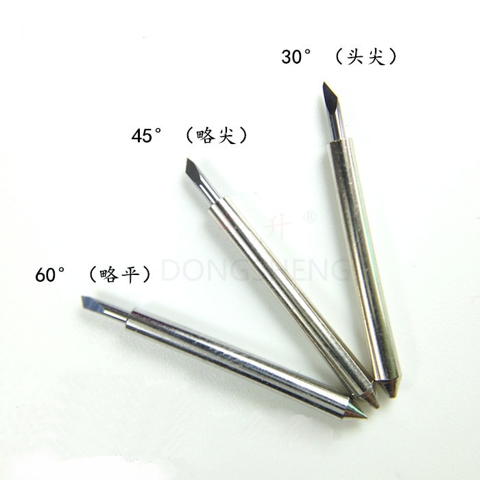 Hårdt hårdmetal klinge skæreplotter skæreblad til roland plotter 5 stk / lot universelle knive vinyl skære kniv