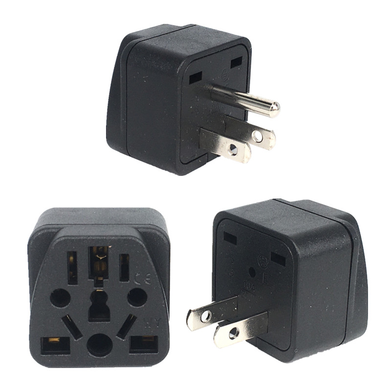 Universal German Russia AU UK Kr EU to US AC Power Socket America Plug USA Travel Charger Japan Adapter Converter Type B 10A
