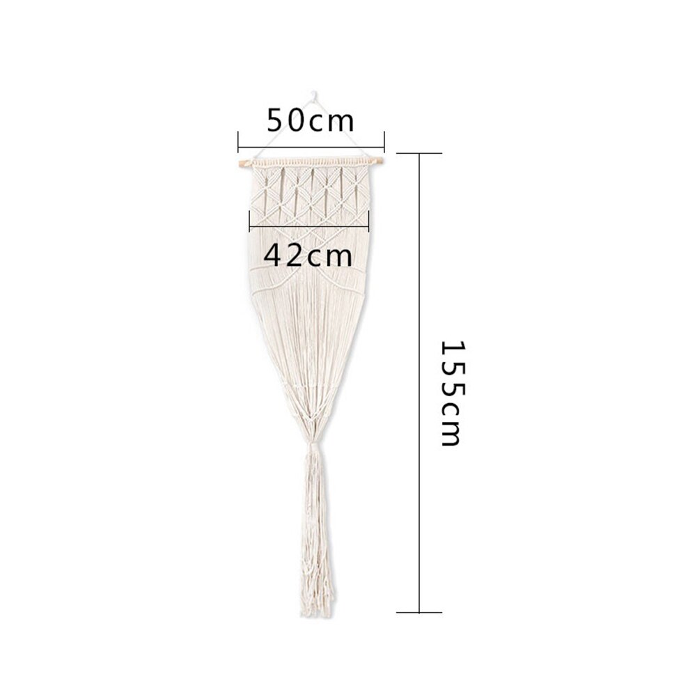 Bohemian Handgeweven Tapijt Katoen Huisdier Kat Hangmat Schommel Bed Macrame Voor Thuis Slaapkamer Decoratie Muur Opknoping Zonder Mat: B