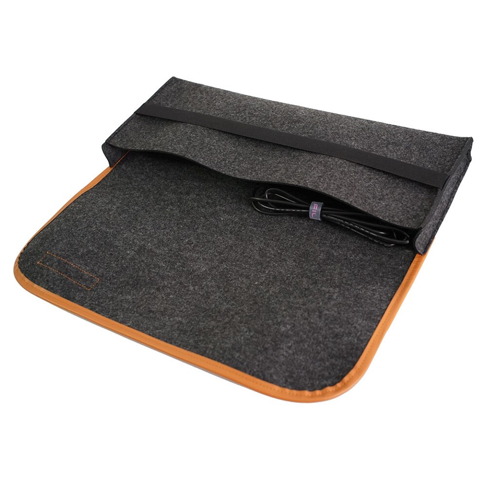 Mechanical Keyboard Storage Bag Elastic Band Felt Fabric Pouch Practical Large Capacity Keyboard Organizer PC Accessories