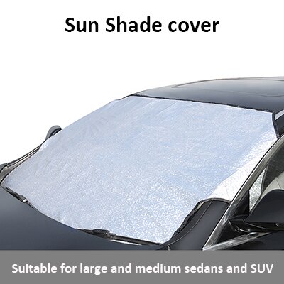 Cubierta impermeable Universal para coche y SUV, cubierta completa para interior y exterior, protección contra el sol, la nieve, el polvo y la lluvia,: Sun shade cover