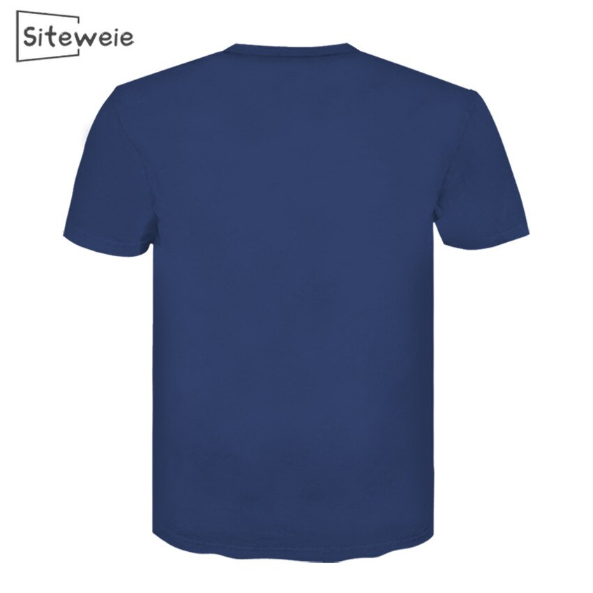 SITEWEIE Cat 3D Printed T-shirt Casual Short Sleeve Printed 3D t shirt Men Tees tshirt Hombre L131