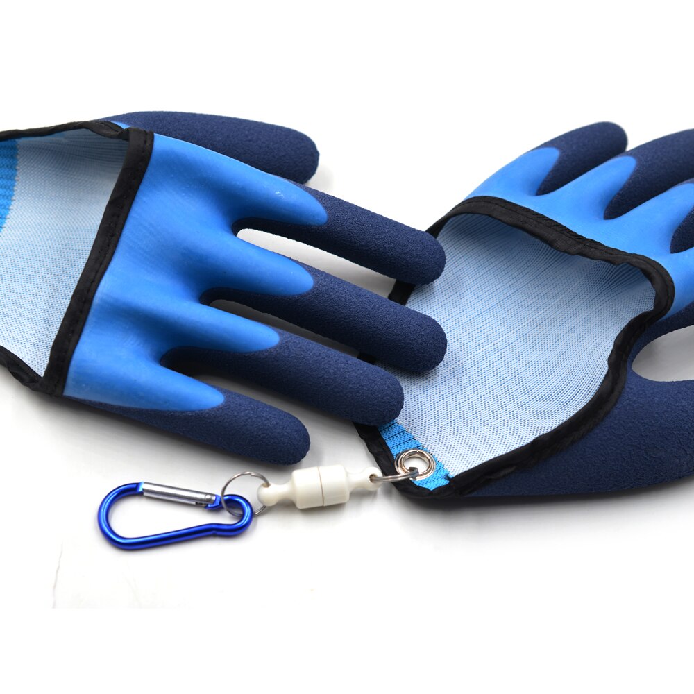 Guantes de pesca MNFT 1 Uds., guantes de látex resistentes al deslizamiento, a mano izquierda/derecha