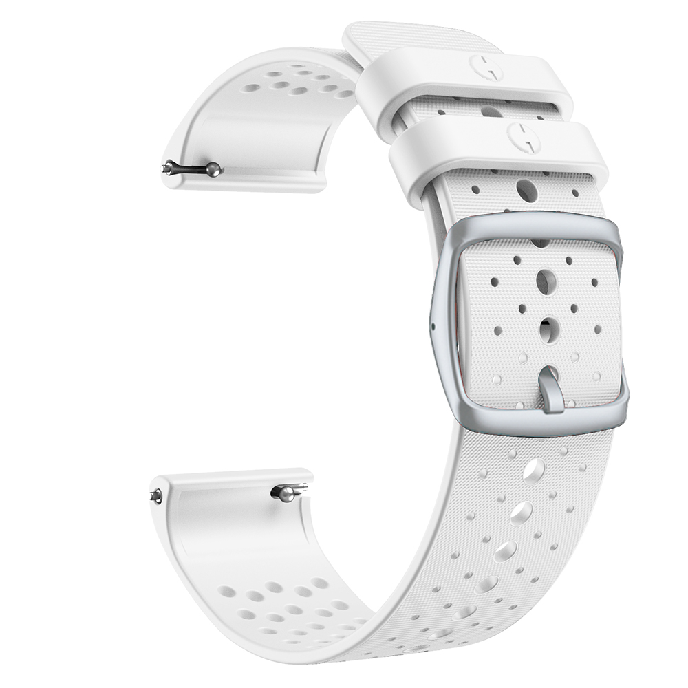 Silikone smartwatch-rem til polar vantage m rem til armbånd, udskiftning af armbånd, easyfit armbåndstilbehør: Sort hvid