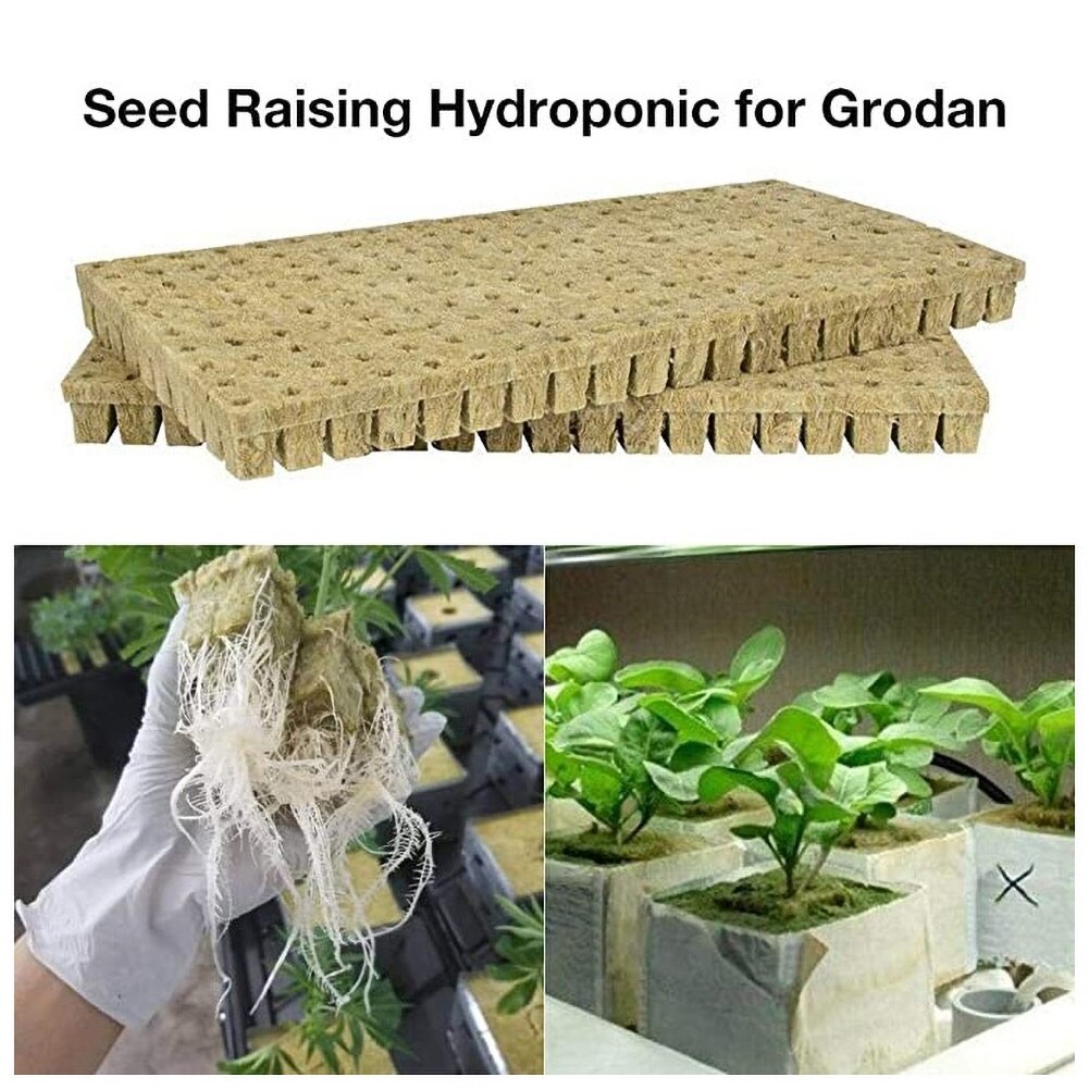 2 stk gaeden hydroponics frøplante vokse blokke kultur base medium jordfri plantning