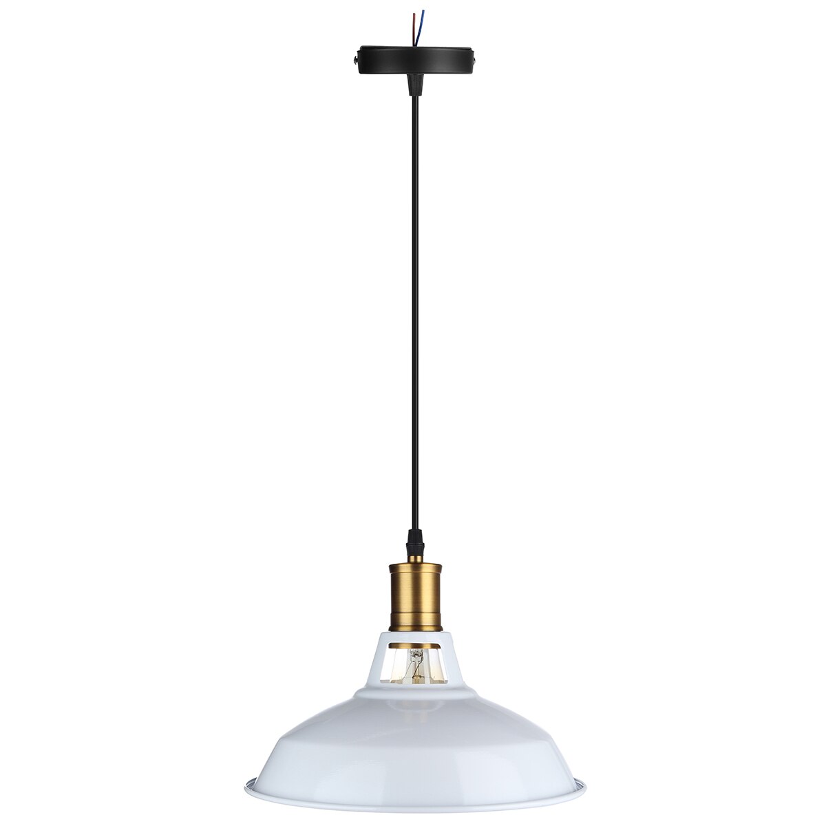 Justerbare retro pendler loft pendler hængende lampe hjem decomodern pendler loftslamper: Hvid