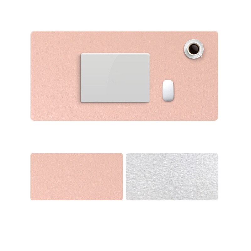 Modern Table Keyboard Mouse Gaming Pad Home Office Desk Accessorie Anti-scratch PU Leather Writing Desk Topper Protector: A 30X60CM