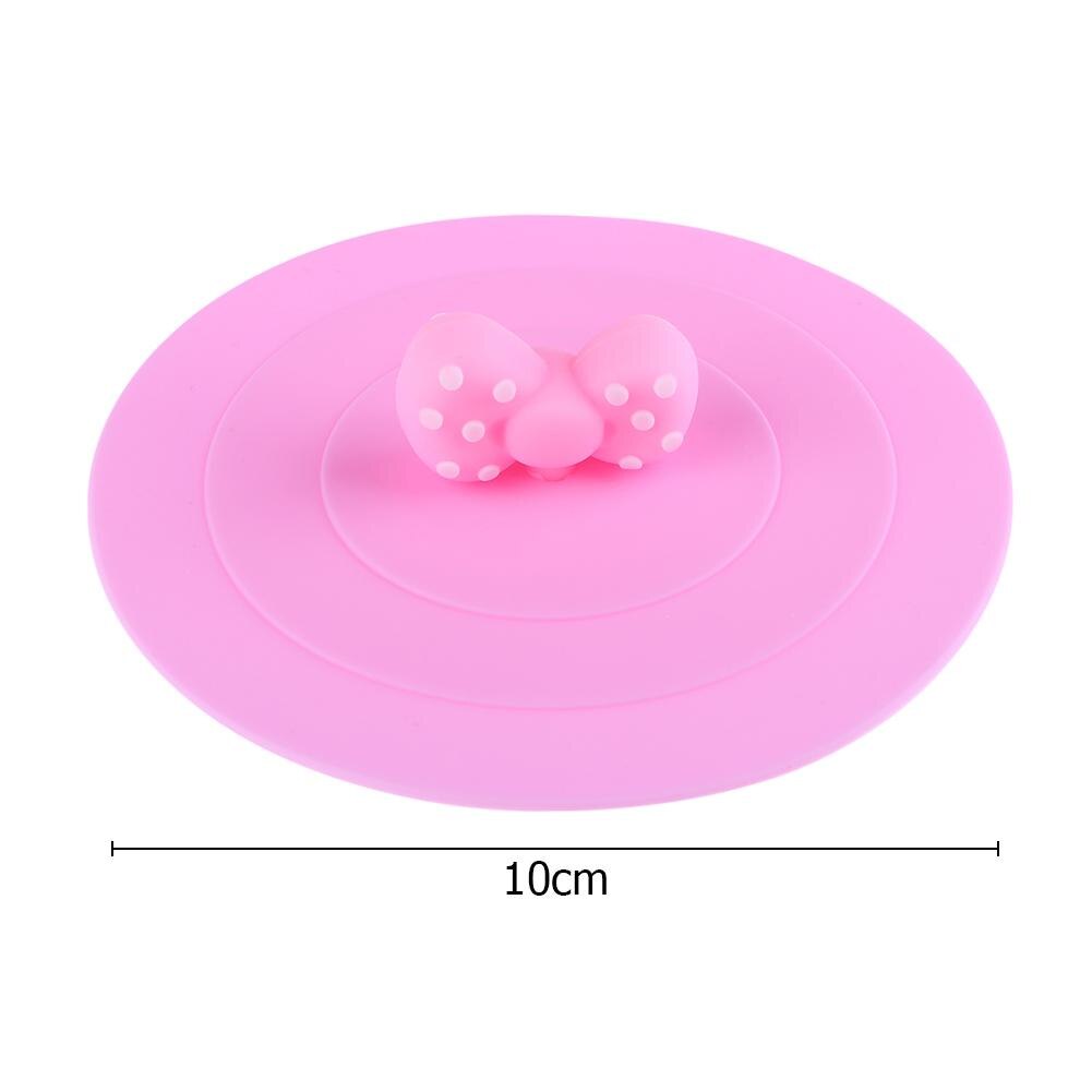Sellador de silicona a prueba de fugas y a prueba de polvo cobertor de soporte para vaso de agua se puede reutilizar Cactus de dibujos animados Panda tapa para taza de té se puede lavar