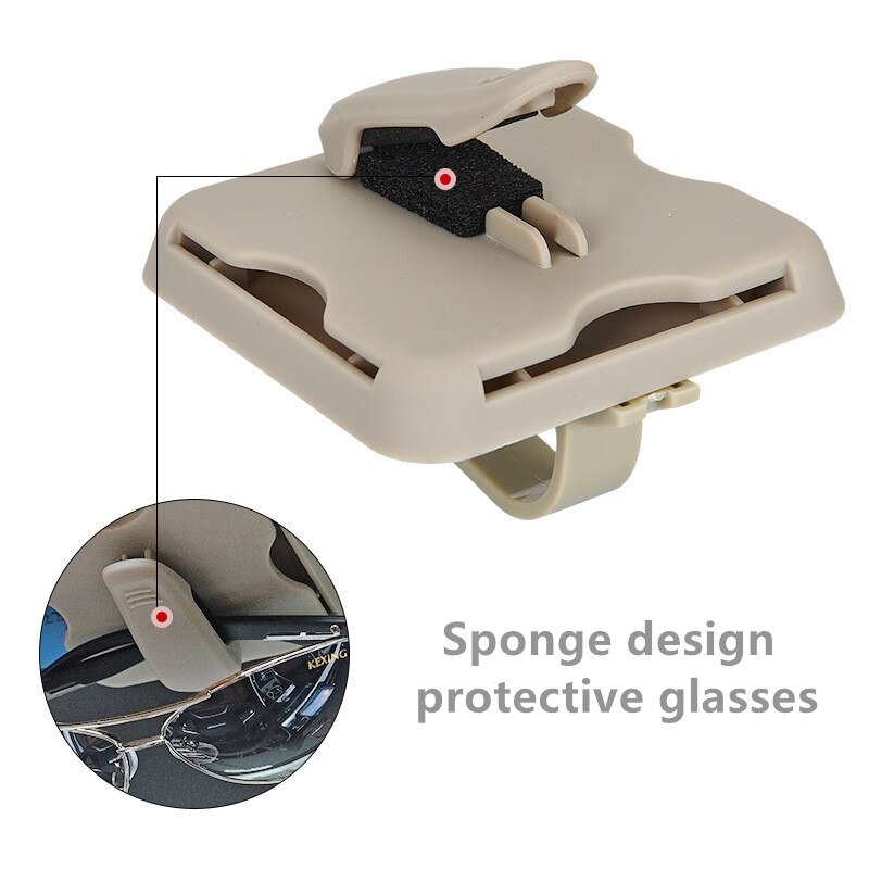 Auto Bril Case Zonneklep Bril Clip Zonnebril Houder Ic Card Clip Organizer Auto-Styling Auto Accessoires Interieur Voor vrouwen