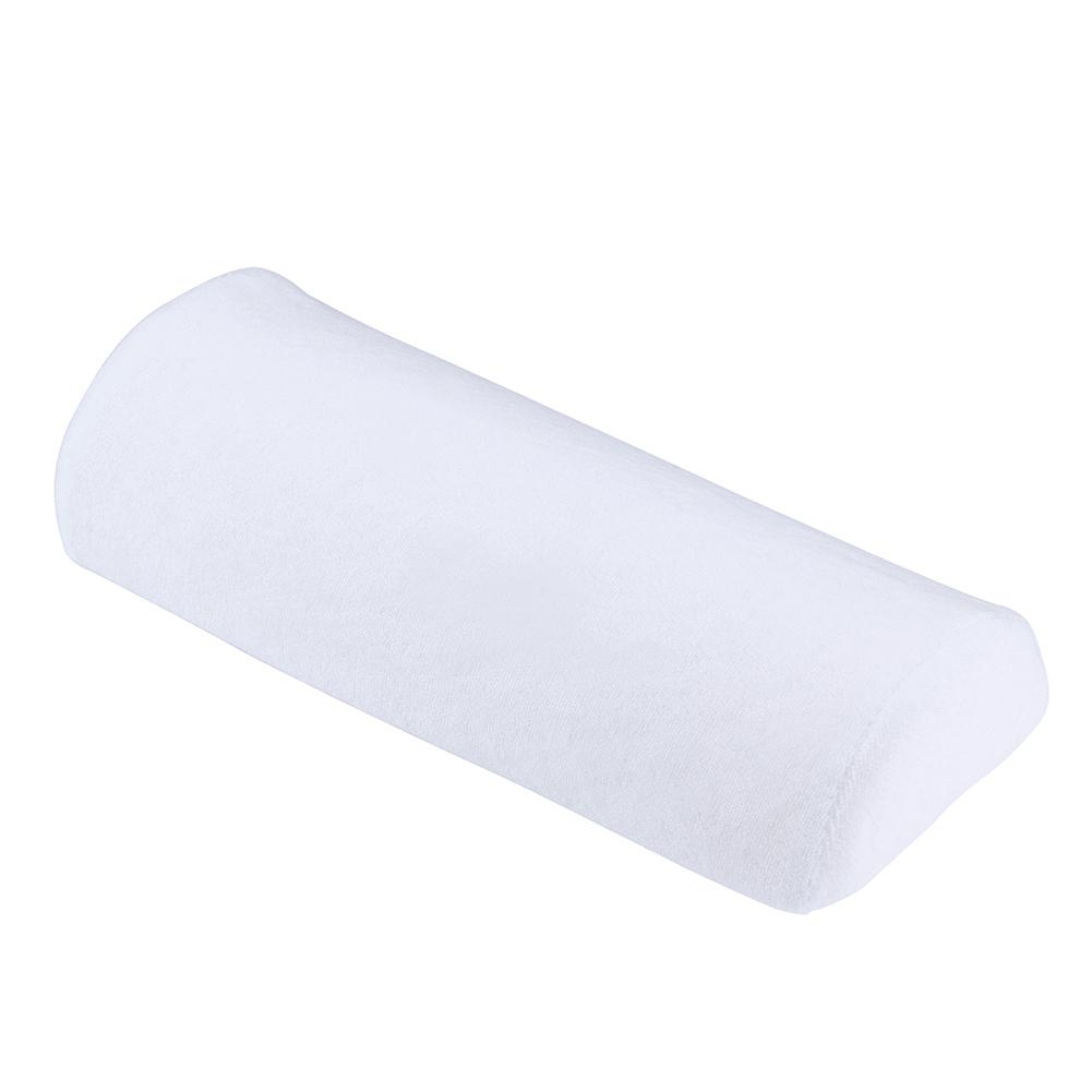 Cojín suave para manicura, almohada para manicura, descanso de manos, equipo para salón de manicura: Blanco