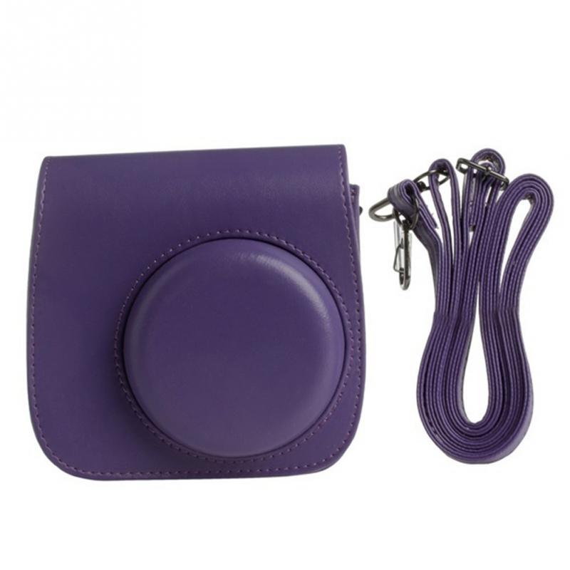 Classic Vintage Leather Camera Strap Bag Case Cover Pouch Protector Voor Polaroid Camera Voor Fuji Fujifilm Instax Mini 8: D