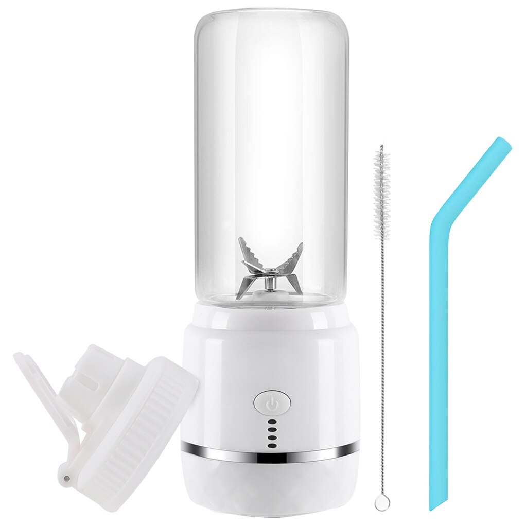 400ml électrique Mini presse-agrumes Portable Fruits légumes mélangeur jus lait secoue tasse mélangeur USB Rechargeable jus tasse Fruits outils: White