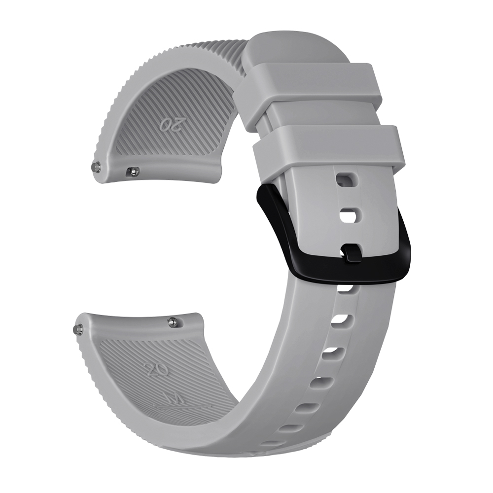 Colorful Soft Silicone Replacement Strap for Garmin vivoactive 3 vivomove3 HR Smart Wristband for GARMIN Forerunner 645: Gray