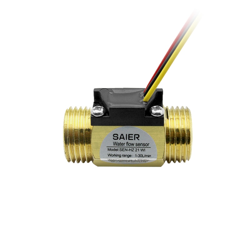 Sen -hz21wi messing  g1/2 "vann magnetisk strømningsmåler flow sensor vannturbin flow switch