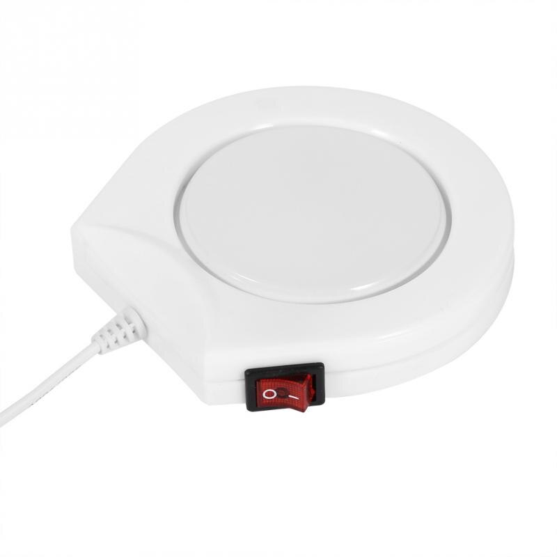 Cup Warmer Coffee/Tea Cup Heater Mug Warmer Beverage Heater Tray Pad Milk Tea Coffee Mug Drinks Cup Heater 110V Plug