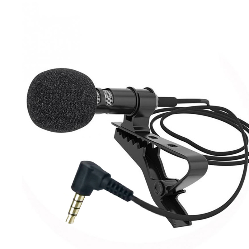 3,5mm microphone clips, 1,5 m/3m tie collar microphones, speaking in lectures, clip-on vocal audio lapel microphones for mobile phones: 90nd degree 1.5m
