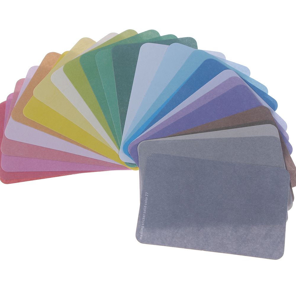 27 sheets/bag DIY Cute Kawaii Paper Masking Sticker Set Stationery Office School Supplies For Diary Album Scrapbooking Student