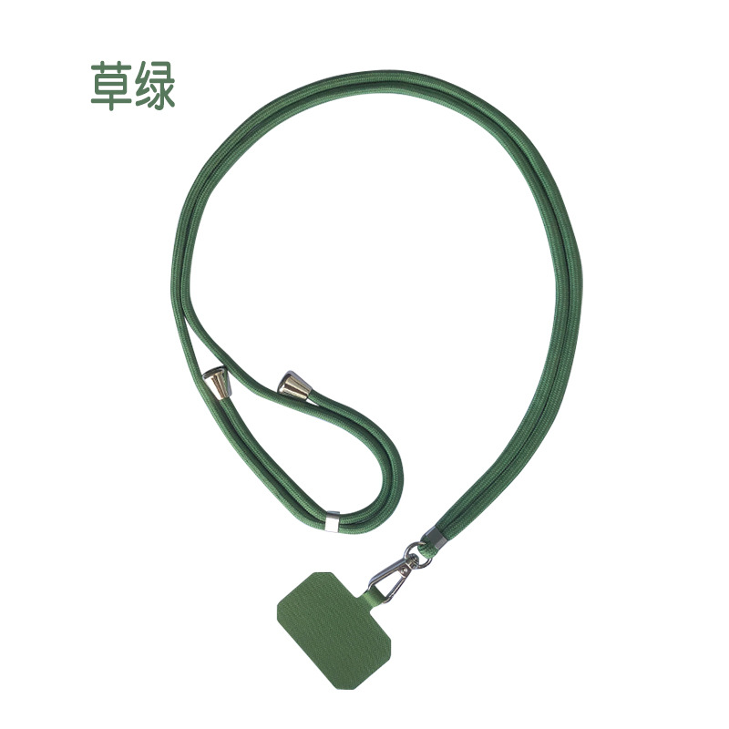 Cordón ajustable Universal para teléfono móvil, correas para colgar en el cuello, cordones antipérdida, accesorios para teléfono móvil, 150cm: Negro de piano