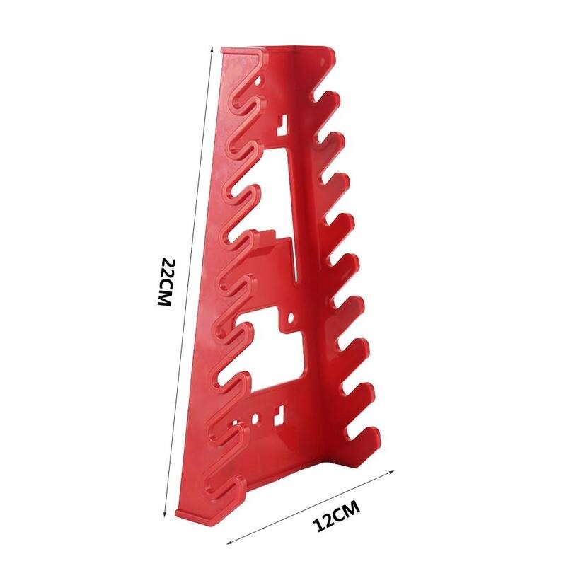 Black Wrench Holder Storage Rack Clip Car Repair Workbench Hanging Plate Accessories Wrench Holder Tools