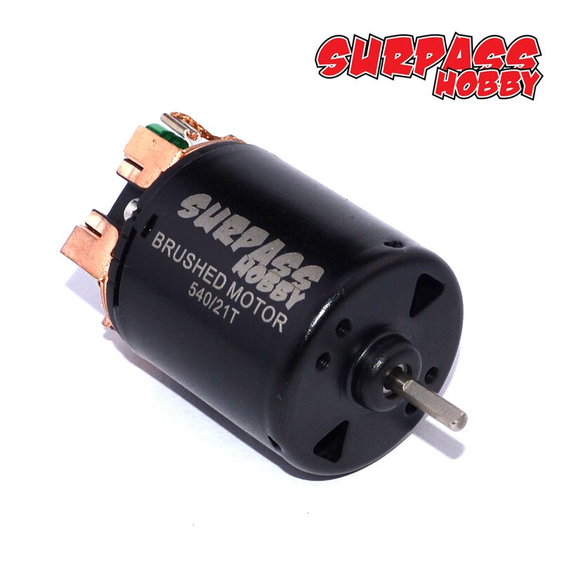 SURPASS HOBBY 540 Brushed Motor RC Car 13/17/21/23/27/35/45/55T for 1/10 RC Crawler Axial SCX10 Traxxas TRX4 D90 MST Tamiya CC01